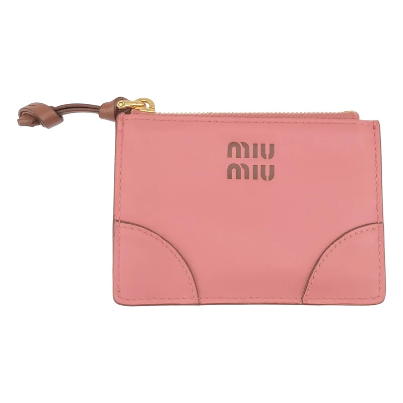 miu miu / ミュウミュウ | ロゴ レザー カードケース |
