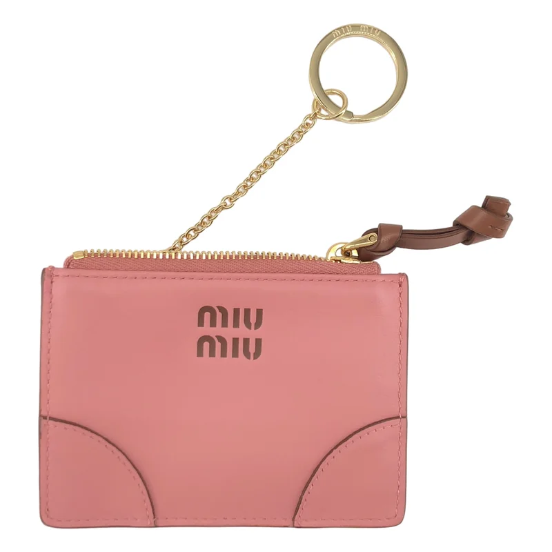 miu miu / ミュウミュウ | ロゴ レザー カードケース |