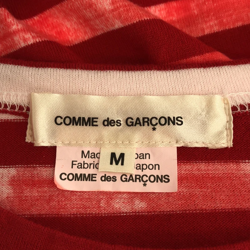 COMME des GARCONS / コムデギャルソン | 2026SS | コットン ボーダー クルーネックカットソー | M | レディース