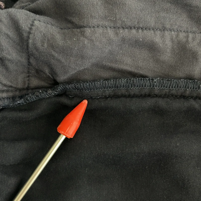 COMME des GARCONS COMME des GARCONS / コムコム | カットオフ スカラップ ベロア ワイド イージーパンツ | S | レディース