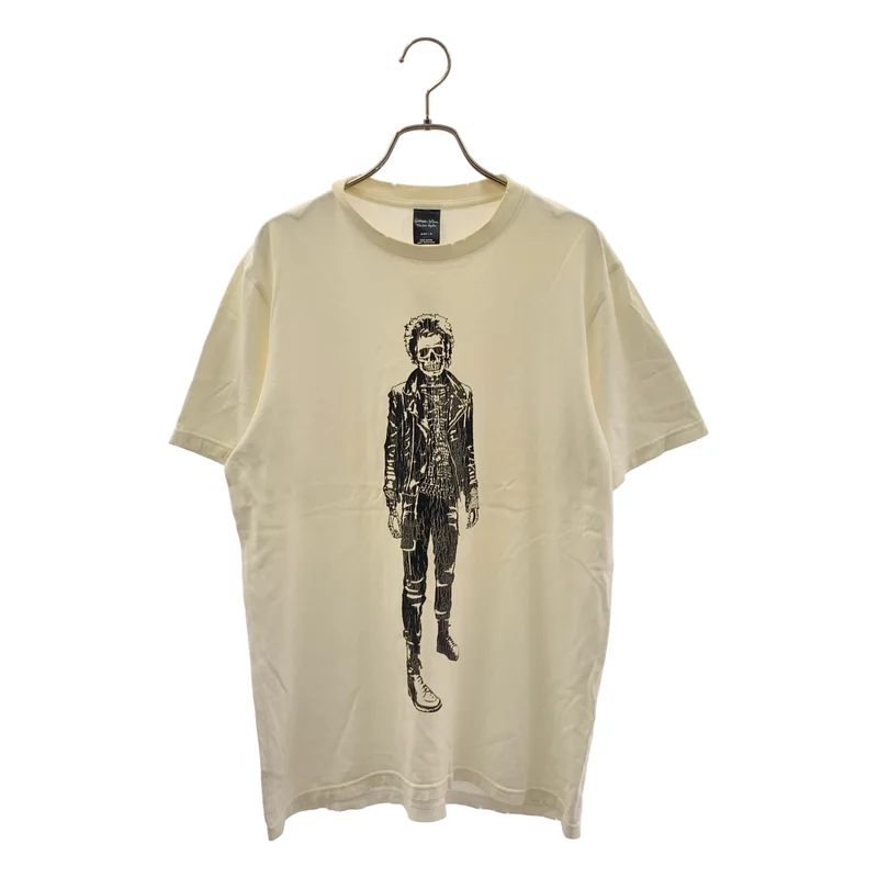 NUMBER NINE / ナンバーナイン​ | 2004SS | DREAM BABY DREAM / ダメージ加工 ドリーム ドクロ スカル オーバーシルエット Tシャツ カットソー | 2 | メンズ