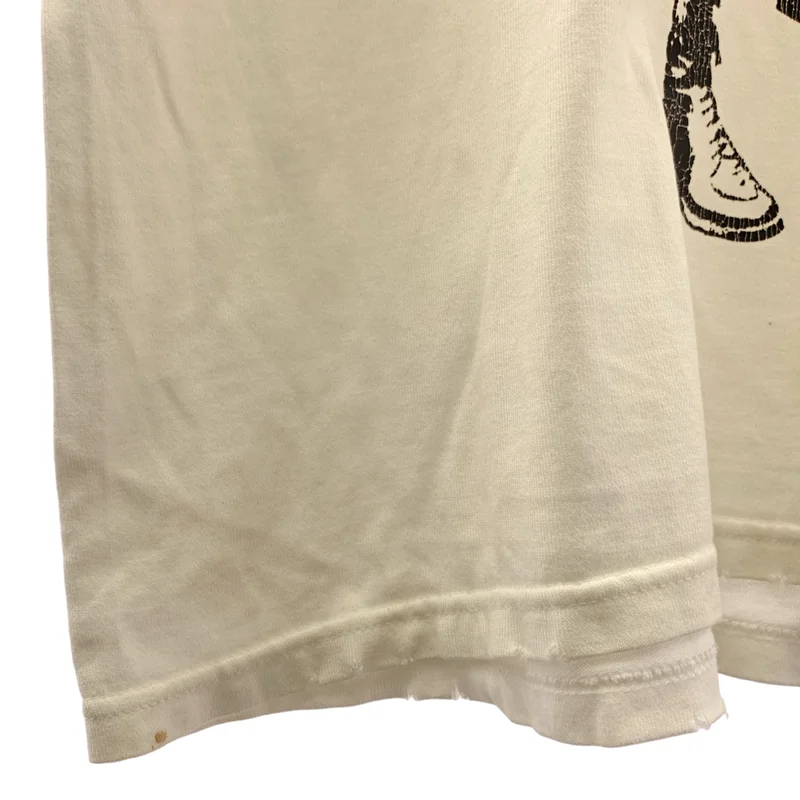 NUMBER NINE / ナンバーナイン​ | 2004SS | DREAM BABY DREAM / ダメージ加工 ドリーム ドクロ スカル オーバーシルエット Tシャツ カットソー | 2 | メンズ