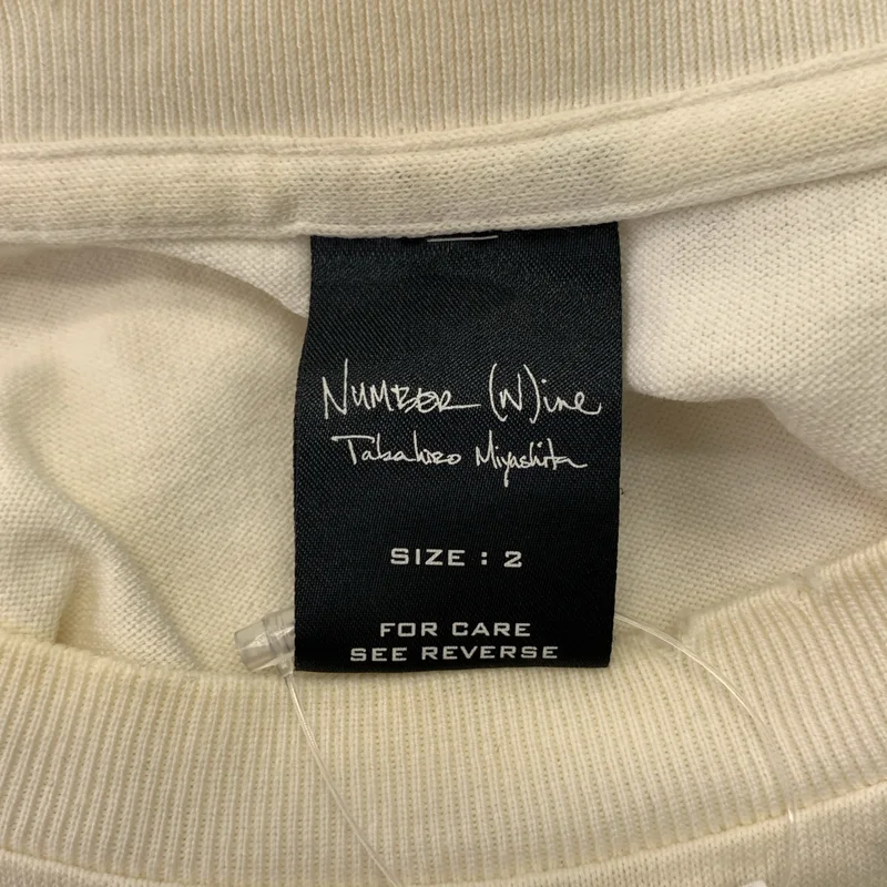 NUMBER NINE / ナンバーナイン​ | 2004SS | DREAM BABY DREAM / ダメージ加工 ドリーム ドクロ スカル オーバーシルエット Tシャツ カットソー | 2 | メンズ