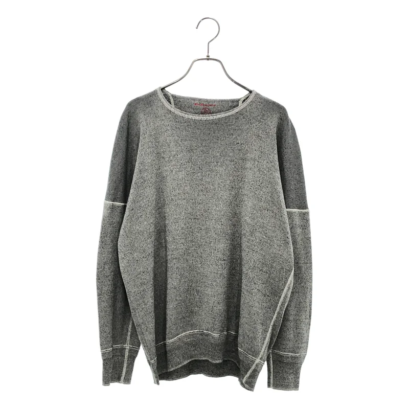 Olde Homesteader / オールド ホームステッダー | CREW NECK LONG SLEEVE INTERLOCK Tシャツ | 44 | メンズ