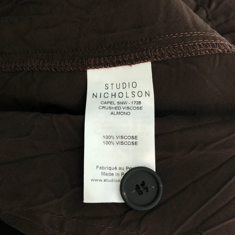 Studio Nicholson / スタジオニコルソン | シワ加工 ワイドイージーパンツ | 44 | メンズ