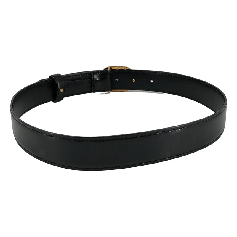 GUCCI / グッチ | インターロッキングG パテントレザー ベルト | 75-30 | その他