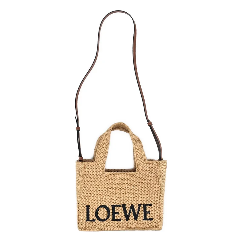 LOEWE / ロエベ | 2way フォントトート ラフィア かごバッグ |