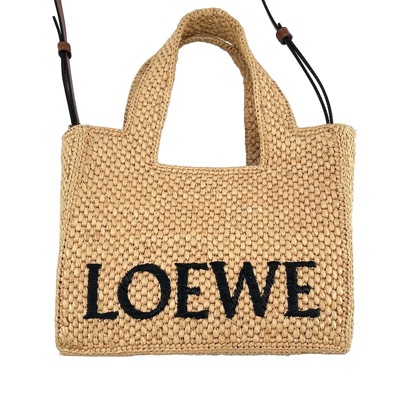 LOEWE / ロエベ | 2way フォントトート ラフィア かごバッグ |