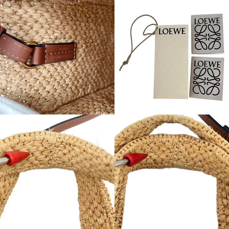 LOEWE / ロエベ | 2way フォントトート ラフィア かごバッグ |