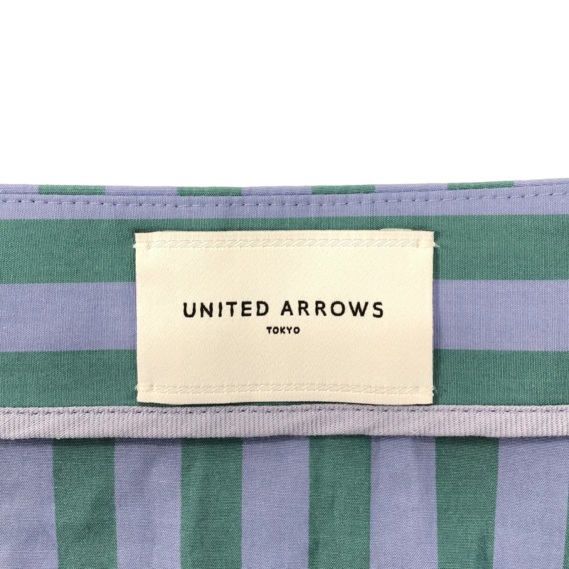 UNITED ARROWS / ユナイテッドアローズ | ストライプ サイドジップ スカート | 40 | レディース