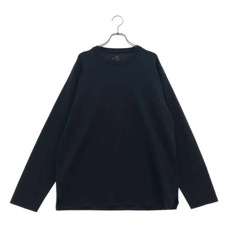 BATONER / バトナー | SMOOTH WOOL CREW NECK クルーネックニット | 2 | メンズ