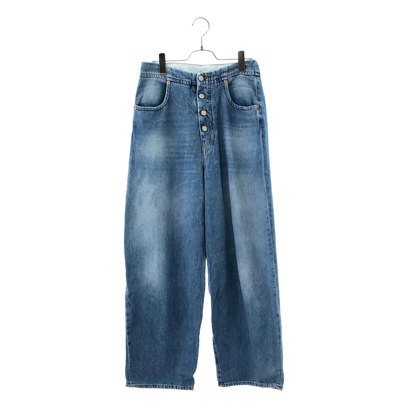 MM6 Maison Margiela / エムエムシックスメゾンマルジェラ | 2020AW | ワイドテーパード デニムパンツ | 42 | レディース