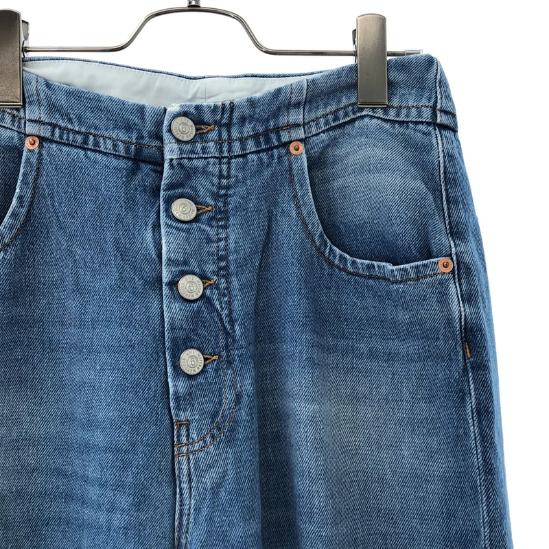 MM6 Maison Margiela / エムエムシックスメゾンマルジェラ | 2020AW | ワイドテーパード デニムパンツ | 42 | レディース