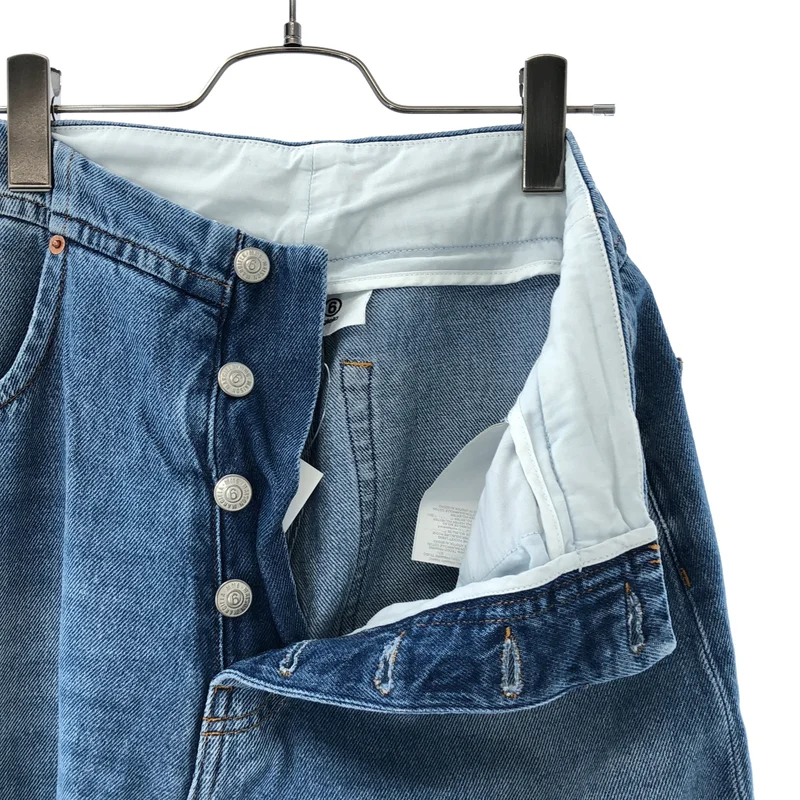 MM6 Maison Margiela / エムエムシックスメゾンマルジェラ | 2020AW | ワイドテーパード デニムパンツ | 42 | レディース