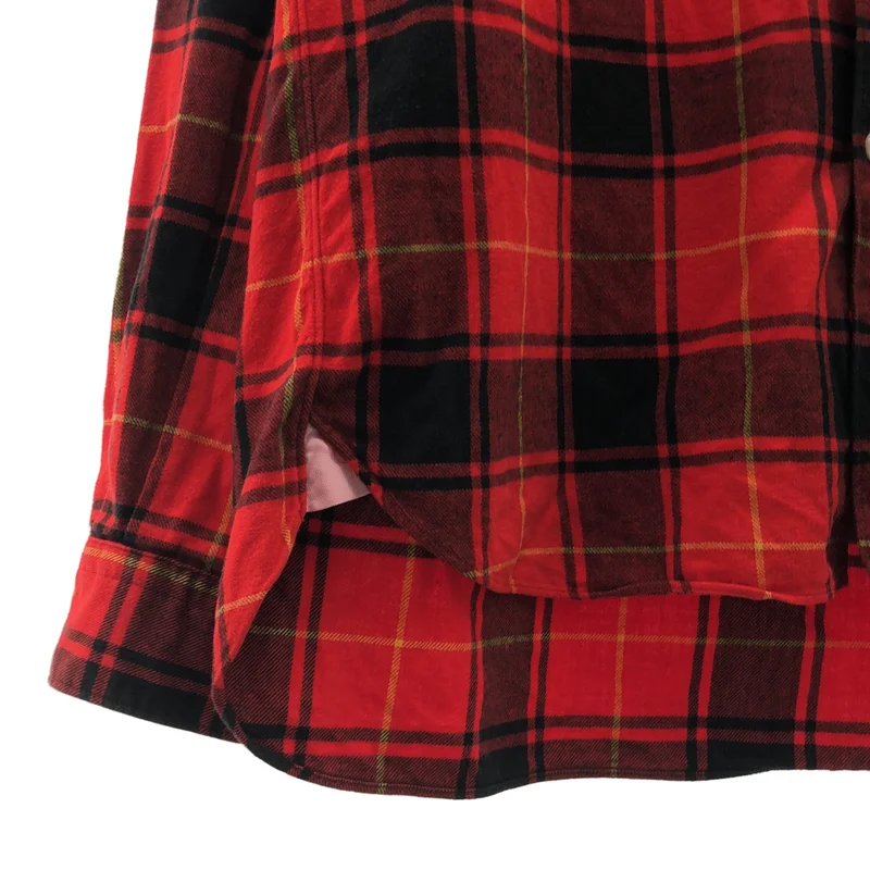 COMME des GARCONS HOMME / コムデギャルソンオム | 2010AW | コットン フランネル チェック スリーブ切替 シャツ | M | メンズ