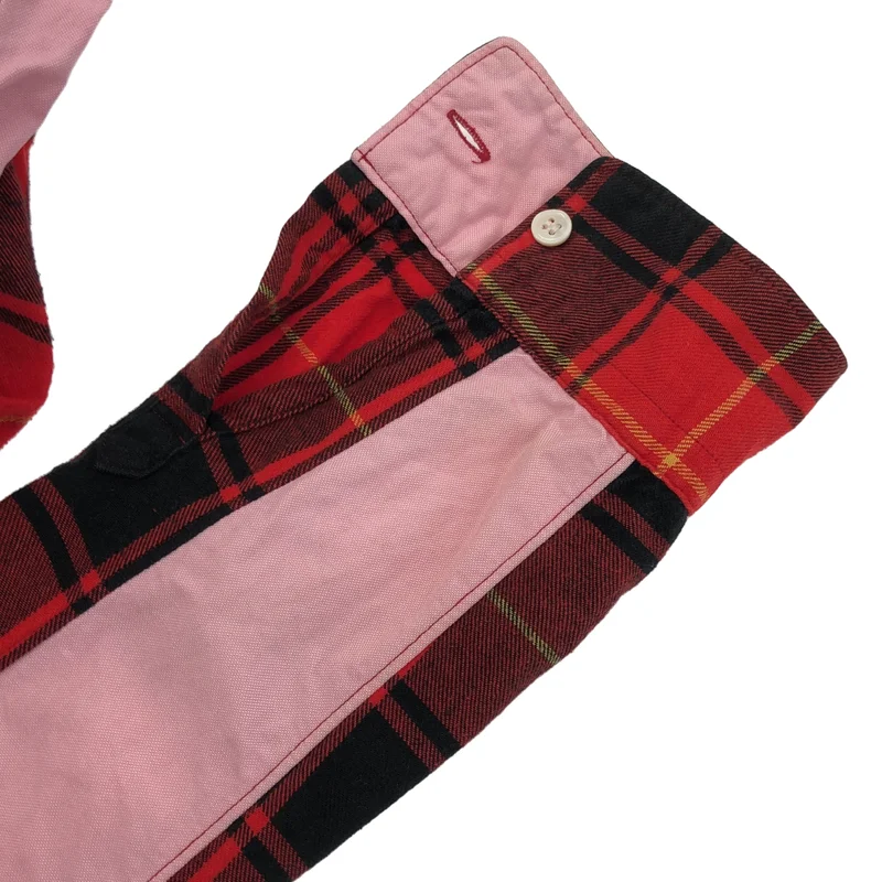 COMME des GARCONS HOMME / コムデギャルソンオム | 2010AW | コットン フランネル チェック スリーブ切替 シャツ | M | メンズ