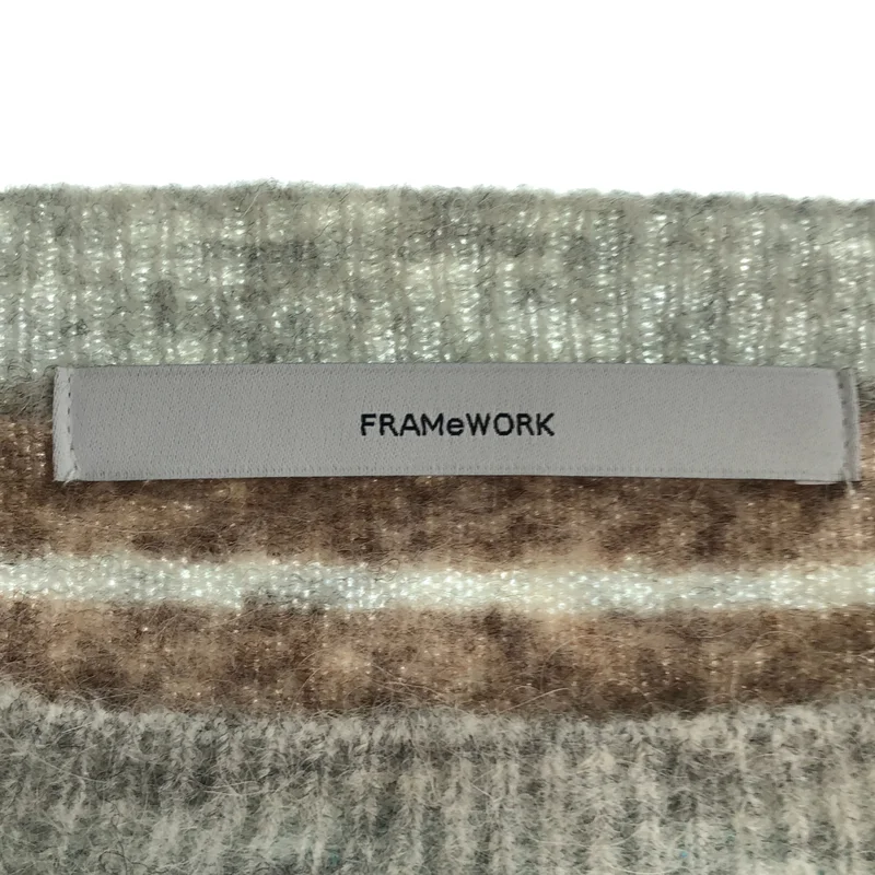 Framework / フレームワーク | 2025AW | マルチボーダープルオーバー ニット_長袖 | F | レディース