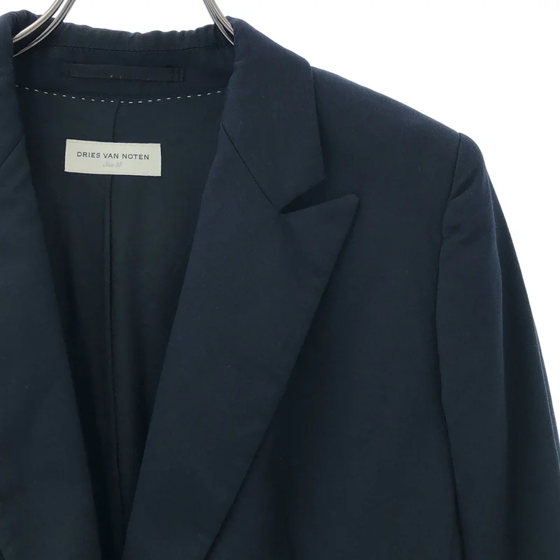 DRIES VAN NOTEN / ドリスヴァンノッテン | コットン 切替 テーラードジャケット | 38 | レディース