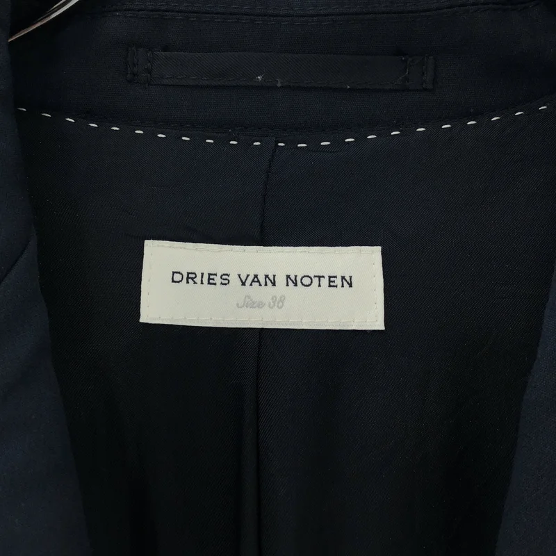 DRIES VAN NOTEN / ドリスヴァンノッテン | コットン 切替 テーラードジャケット | 38 | レディース