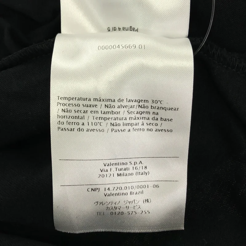 VALENTINO / ヴァレンティノ | オーバーサイズ ロゴ Tシャツ カットソー | XL | レディース