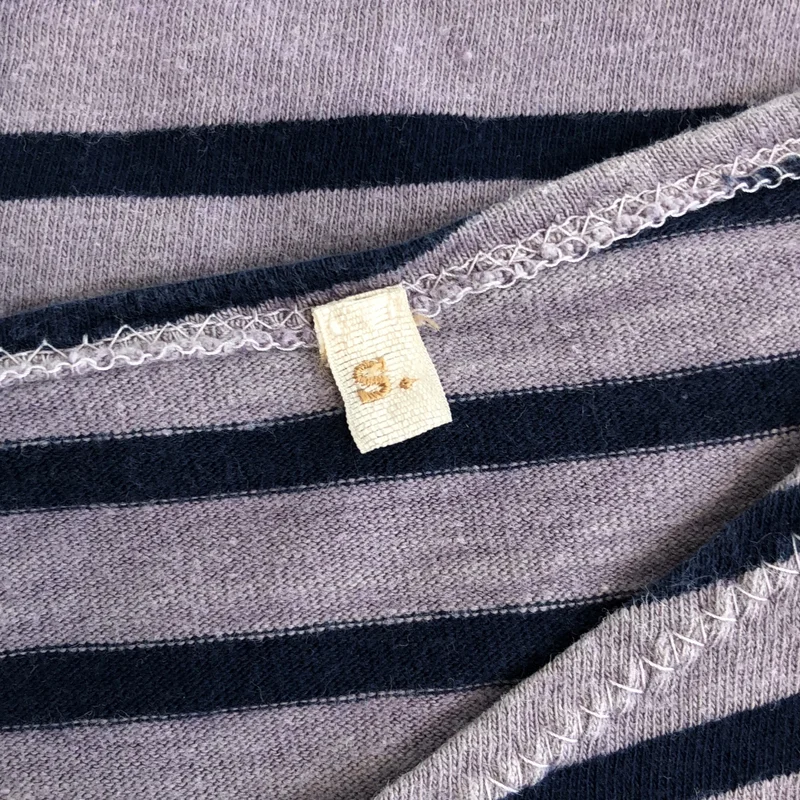 TAKAHIROMIYASHITA The Soloist / タカヒロミヤシタザソロイスト | 2012AW | classic boat neck zipper shirt / コットン ボートネック ジップアップ ボーダーカットソー | S | メンズ