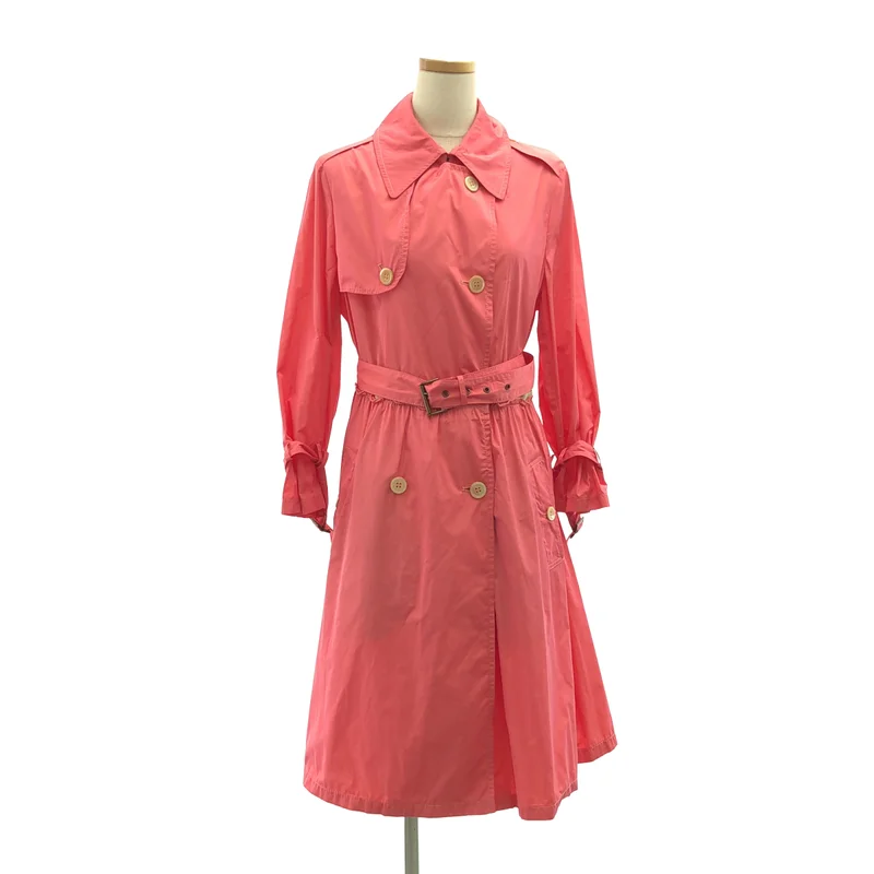 RED VALENTINO / レッドヴァレンティノ | ギャザードッキング ベルテッド トレンチコート | 40 | レディース