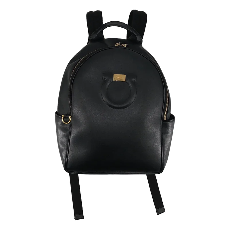 FERRAGAMO / フェラガモ | レザー ガンチーニロゴ リュックサック |