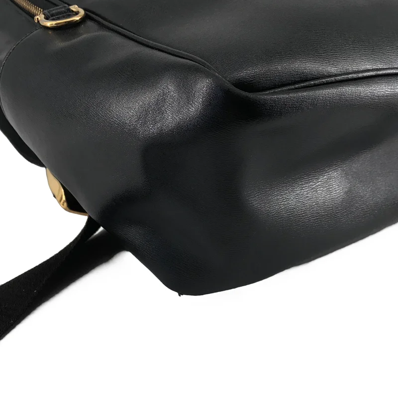 FERRAGAMO / フェラガモ | レザー ガンチーニロゴ リュックサック |