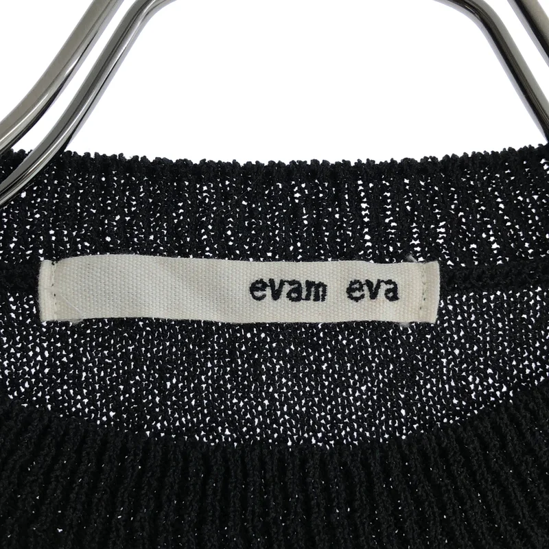 evam eva / エヴァムエヴァ | コットン ナイロン ノースリーブ ニット |