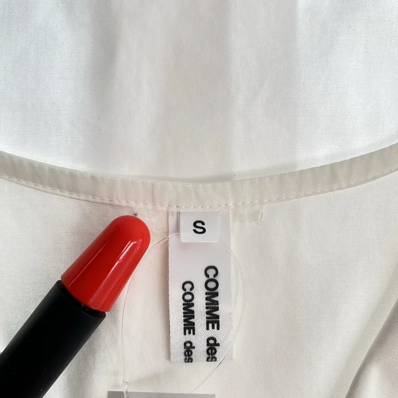 COMME des GARCONS COMME des GARCONS / コムコム | コットン 丸襟 ブラウス | S | レディース