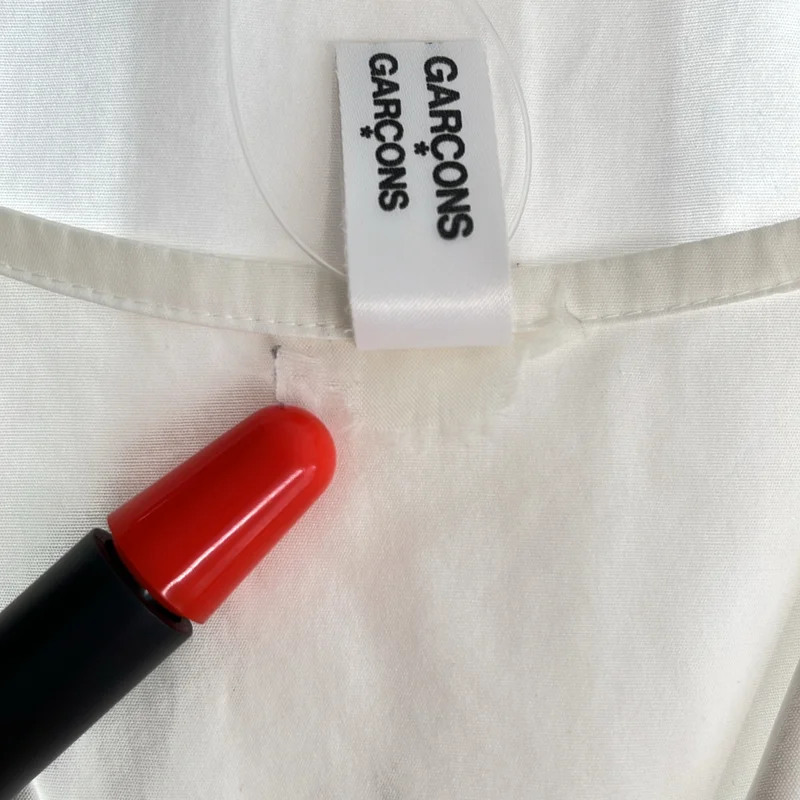 COMME des GARCONS COMME des GARCONS / コムコム | コットン 丸襟 ブラウス | S | レディース