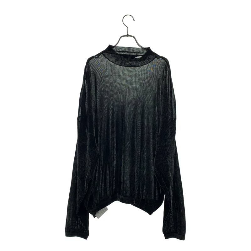 Sasquatchfabrix. / サスクワッチファブリックス | SHINY VELOUR MOCKNECK プルオーバー トップス | L | メンズ