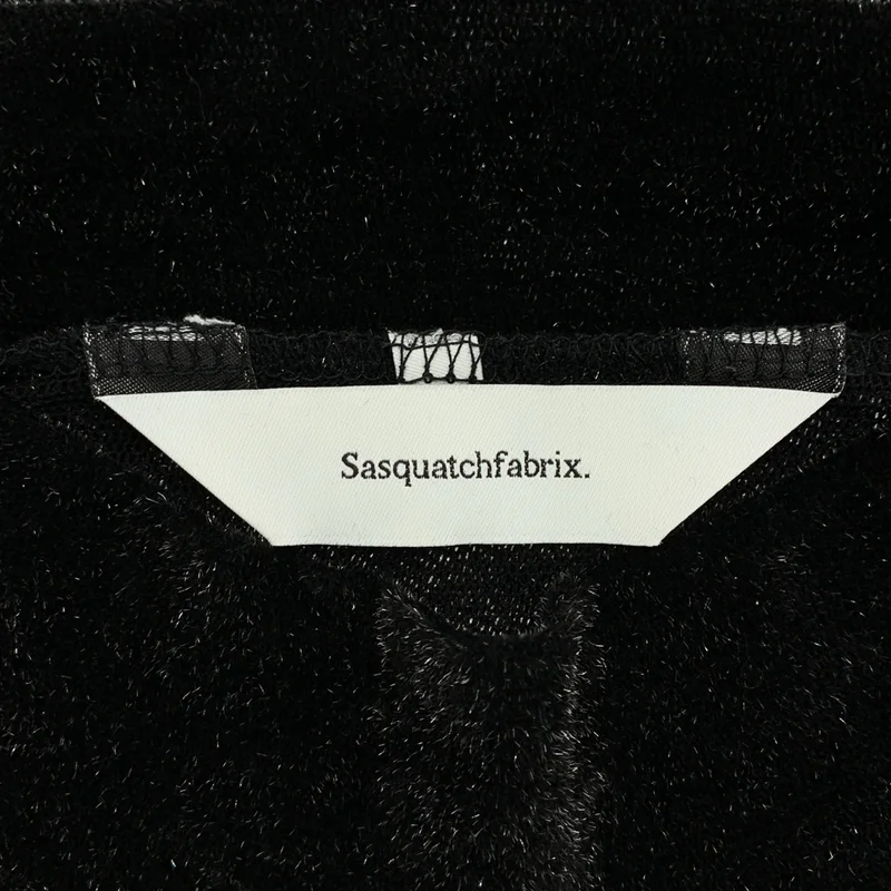 Sasquatchfabrix. / サスクワッチファブリックス | SHINY VELOUR MOCKNECK プルオーバー トップス | L | メンズ