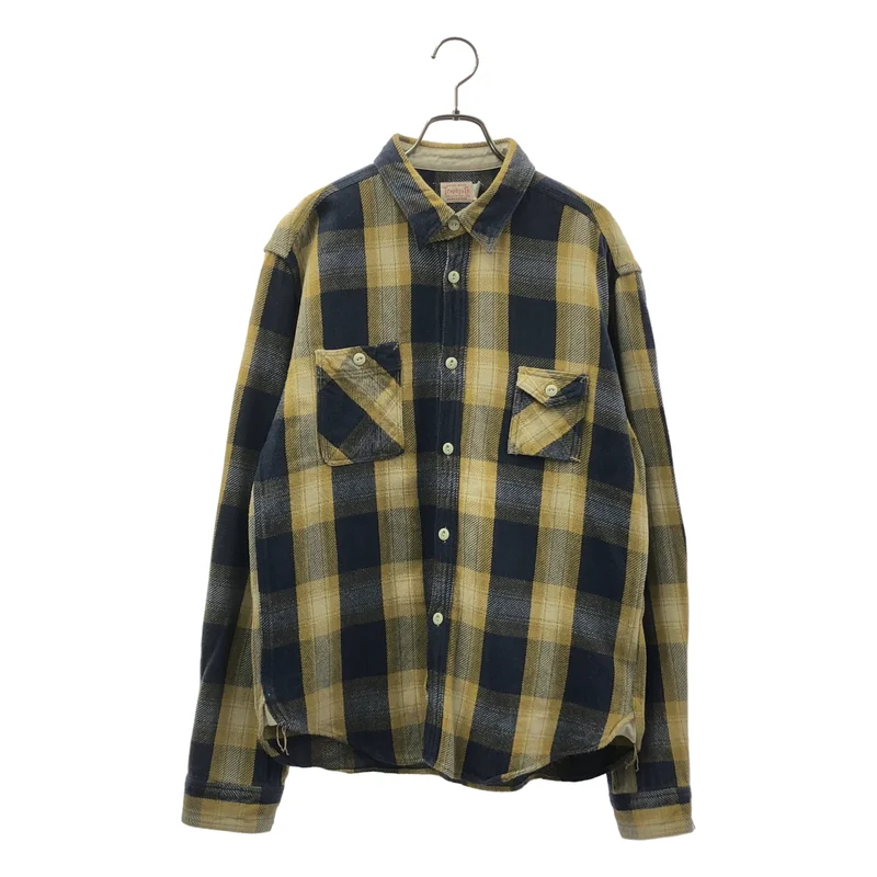 Trophy Clothing / トロフィークロージング | コットン チェック Wポケット ネルシャツ | L | メンズ