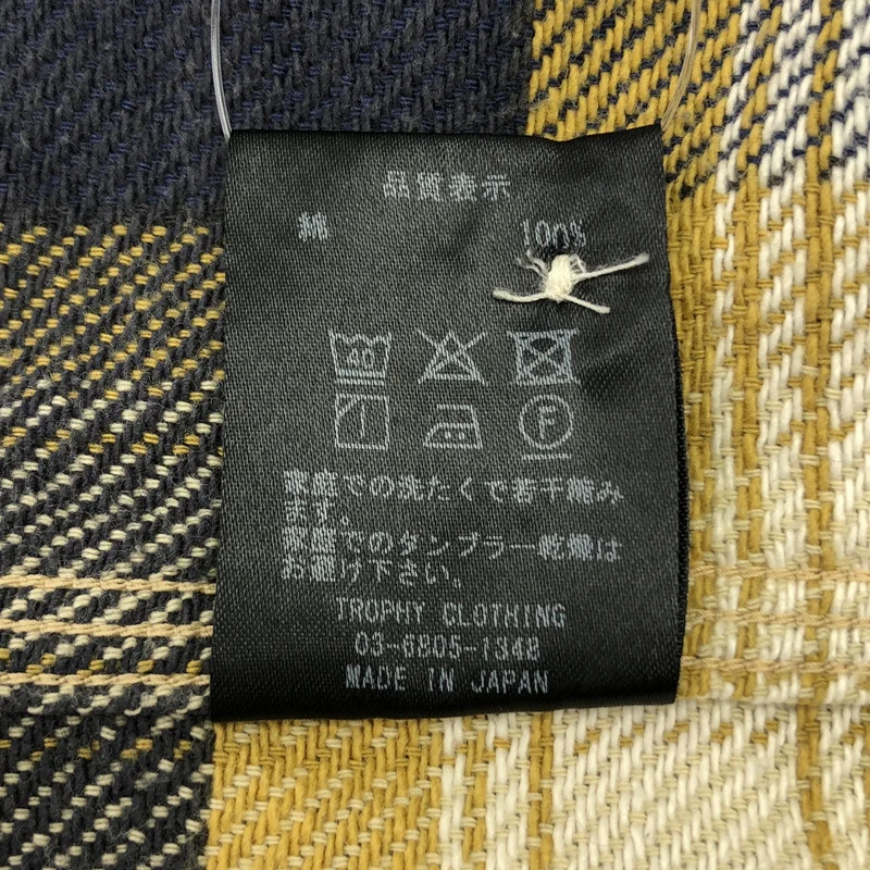 Trophy Clothing / トロフィークロージング | コットン チェック Wポケット ネルシャツ | L | メンズ