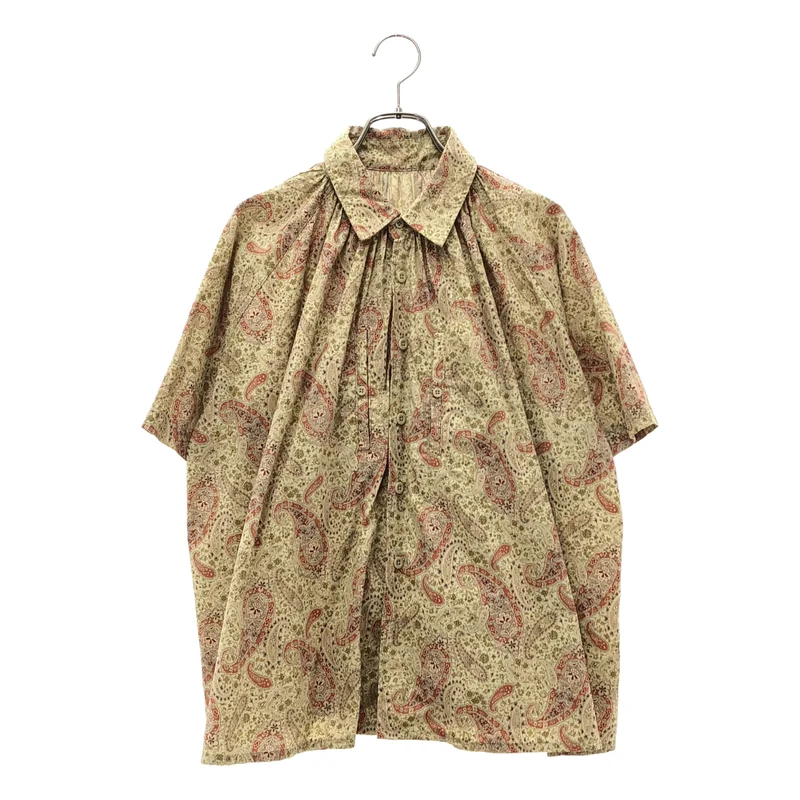 Engineered Garments / エンジニアドガーメンツ | ペイズリー柄 シャツ_半袖 | 1 | レディース
