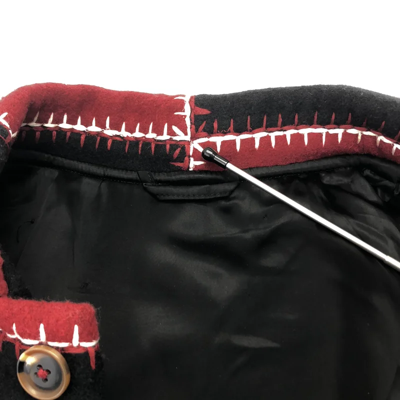 BODE / ボーディ | Blanket Stitch Quilt Jacket ウール混 ステッチ ジャケット | M/L | メンズ
