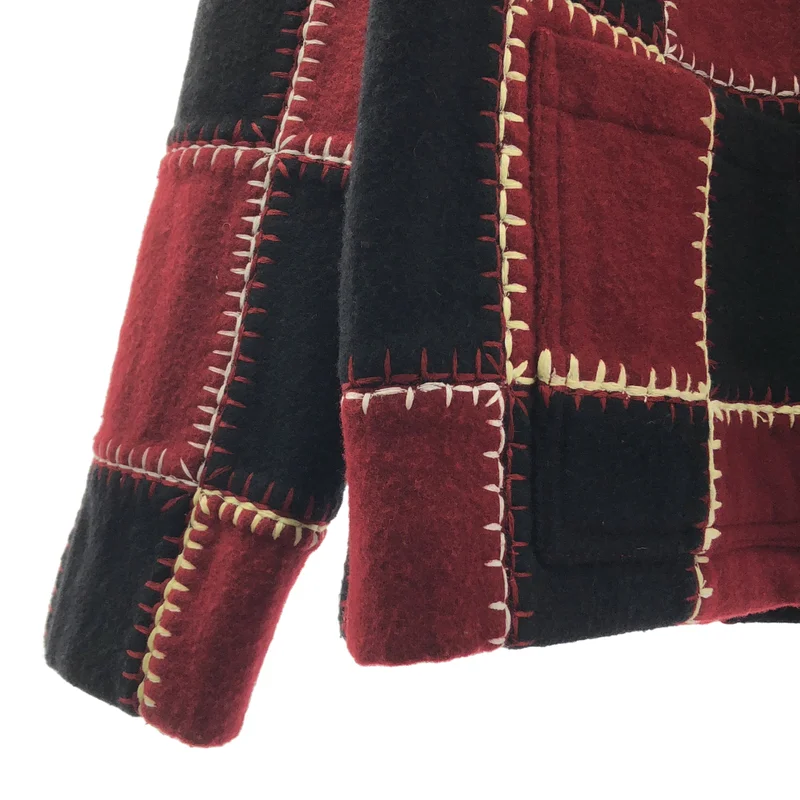BODE / ボーディ | Blanket Stitch Quilt Jacket ウール混 ステッチ ジャケット | M/L | メンズ