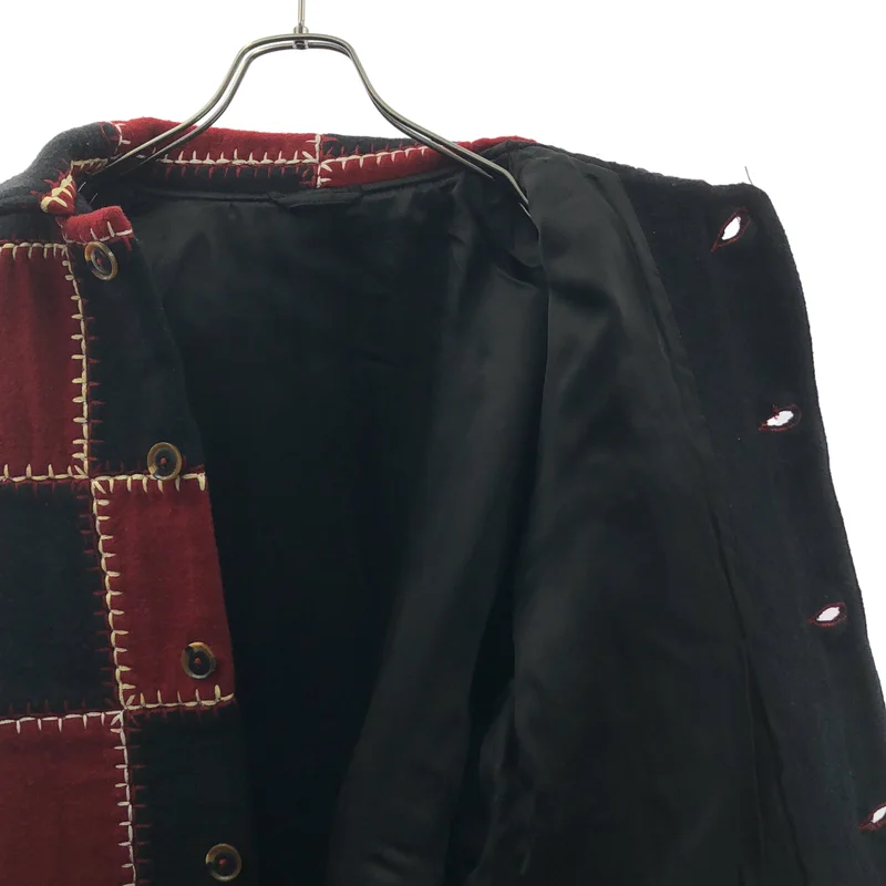 BODE / ボーディ | Blanket Stitch Quilt Jacket ウール混 ステッチ ジャケット | M/L | メンズ