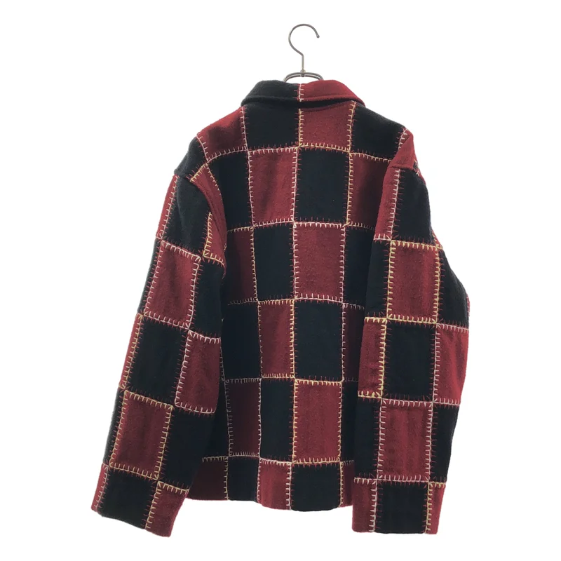 BODE / ボーディ | Blanket Stitch Quilt Jacket ウール混 ステッチ ジャケット | M/L | メンズ
