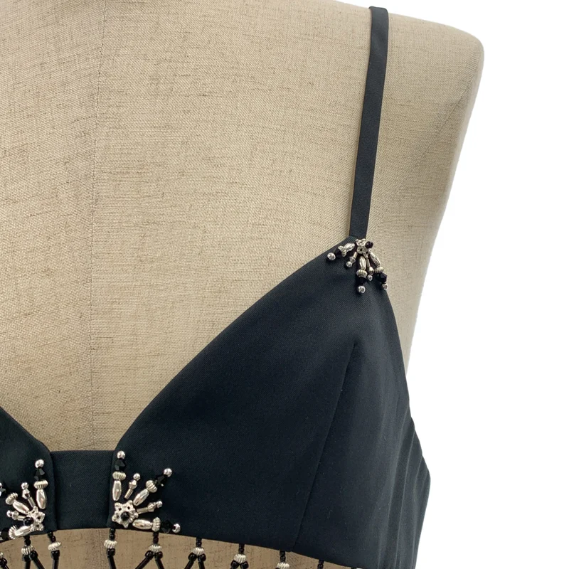 tanakadaisuke / タナカダイスケ | beads fringe bra ビーズフリンジブラジャー トップス | F | レディース