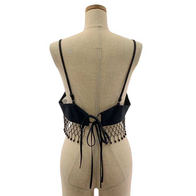tanakadaisuke / タナカダイスケ | beads fringe bra ビーズフリンジブラジャー トップス | F | レディース