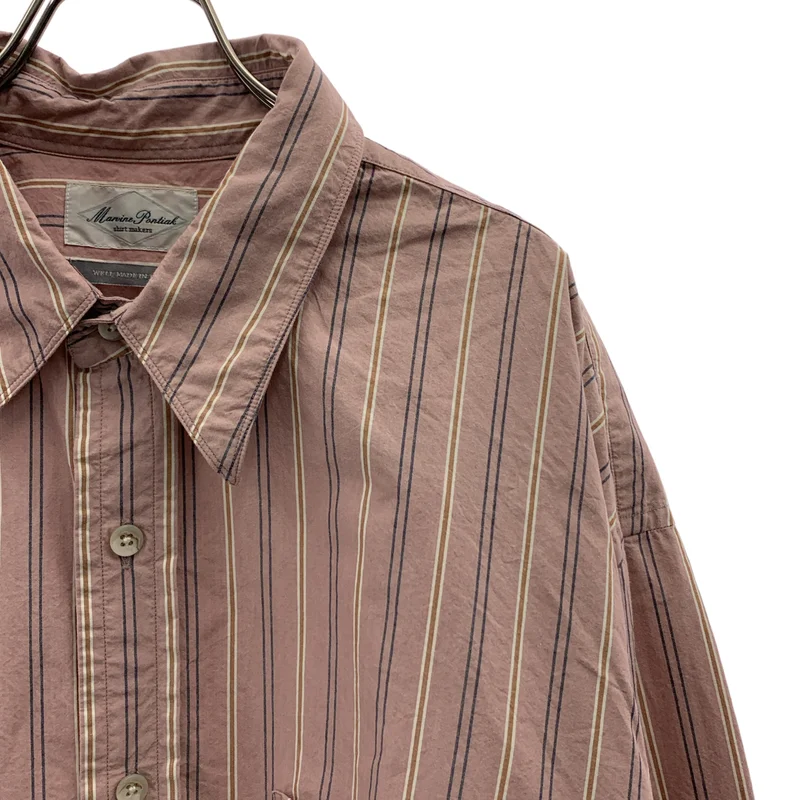 Marvine Pontiak Shirt Makers / マービンポンティアック | ストライプ オーバーシルエット シャツ |