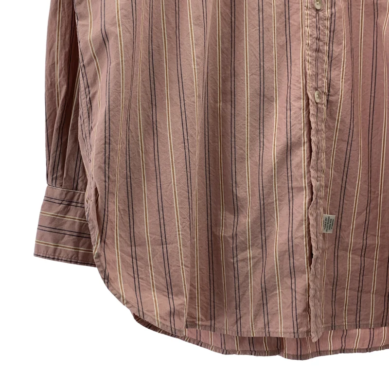 Marvine Pontiak Shirt Makers / マービンポンティアック | ストライプ オーバーシルエット シャツ |