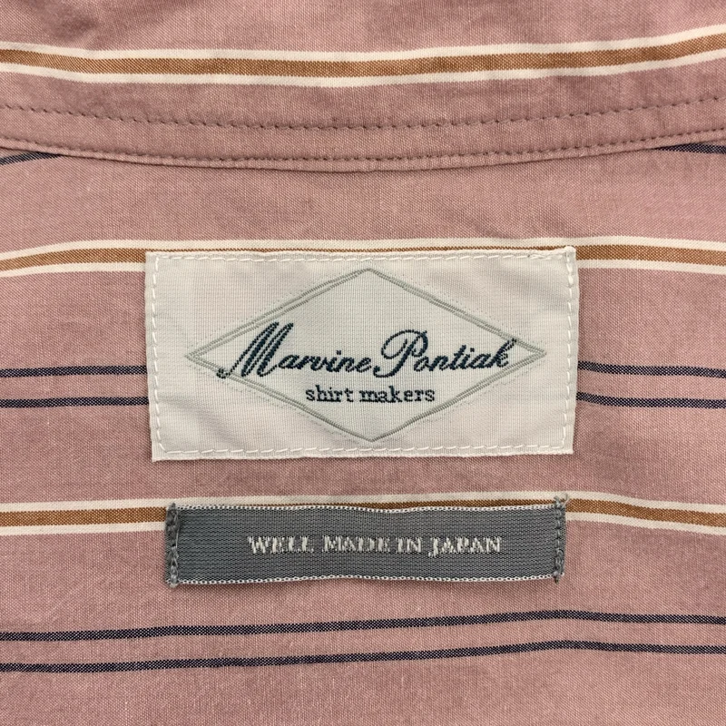 Marvine Pontiak Shirt Makers / マービンポンティアック | ストライプ オーバーシルエット シャツ |
