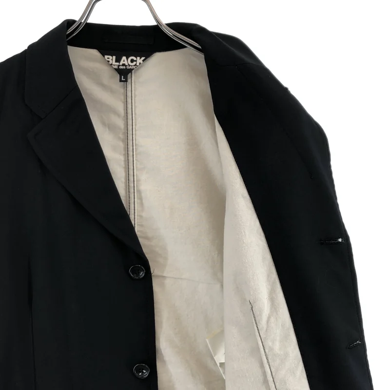 BLACK COMME des GARCONS / ブラックコムデギャルソン | 2012AW | ウール 3B テーラードジャケット | L | メンズ
