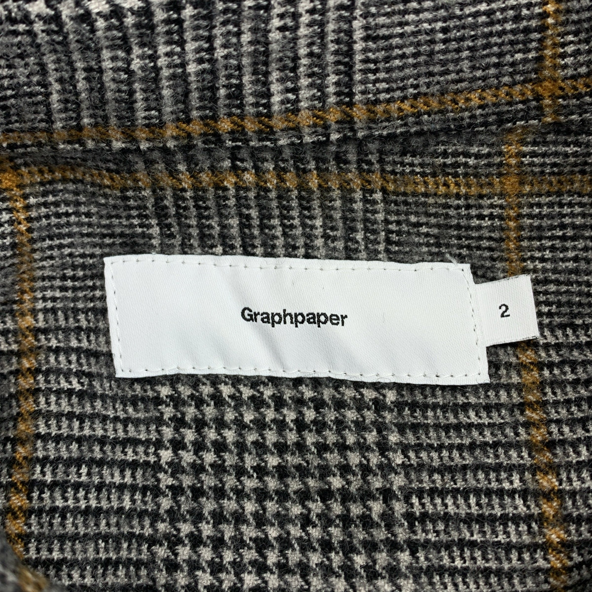 Graphpaper / グラフペーパー | GLENCHECK WOOL L/S BOX SHIRT グレン