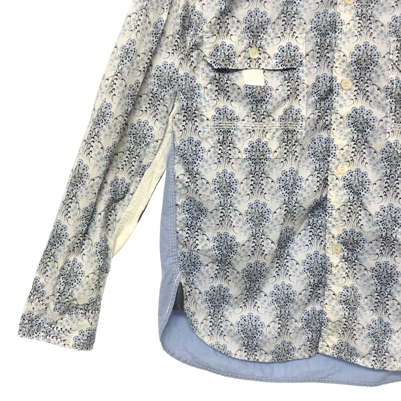 JUNYAWATANABE COMMEdesGARCONS MAN / ジュンヤワタナベマン | 2011SS | 総柄 エルボーパッチ シャツ | XS | メンズ