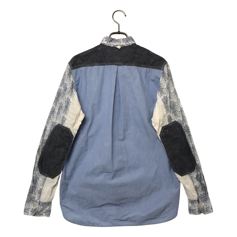 JUNYAWATANABE COMMEdesGARCONS MAN / ジュンヤワタナベマン | 2011SS | 総柄 エルボーパッチ シャツ | XS | メンズ