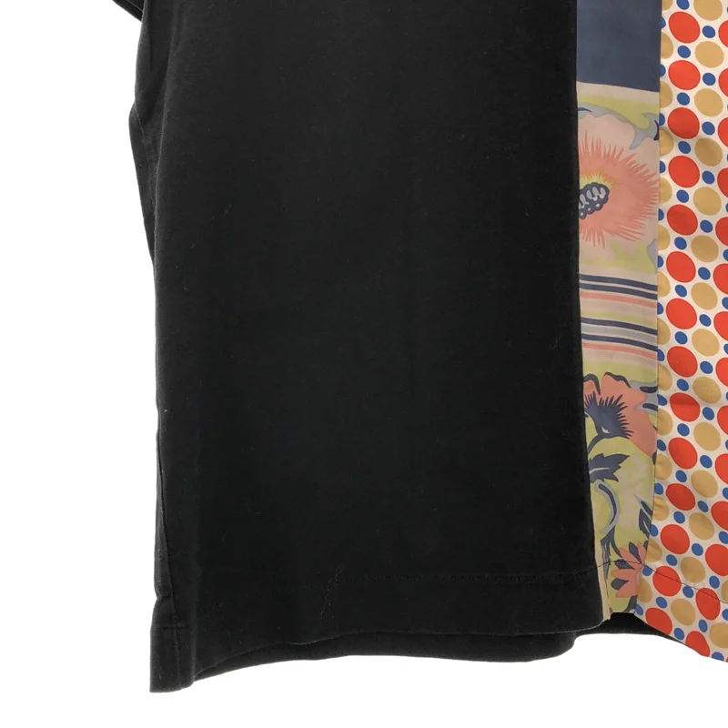 tricot COMME des GARCONS / トリココムデギャルソン | 2001AW | 異素材切替 パッチワーク Tシャツ |